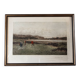 Colour lithograph, "The putting green" Golf, after Douglas Adams.