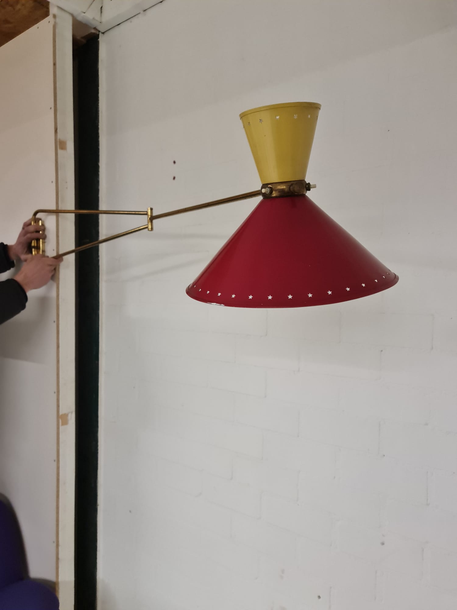 Applique Robert Mathieu Diabolo 1950