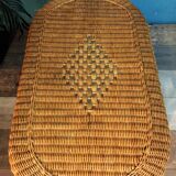 Rattan coffee table 1960s