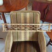 Patère en rotin vintage