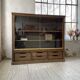 XXL oak display cabinet furniture
