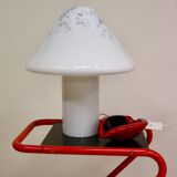 Table lamp, glass of Murano mushroom shape 80’s