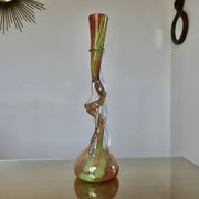 Large soliflore vase made of blown Murano glass, Venetian style, 1970s.