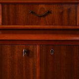 Mahogany bookcase with storage space