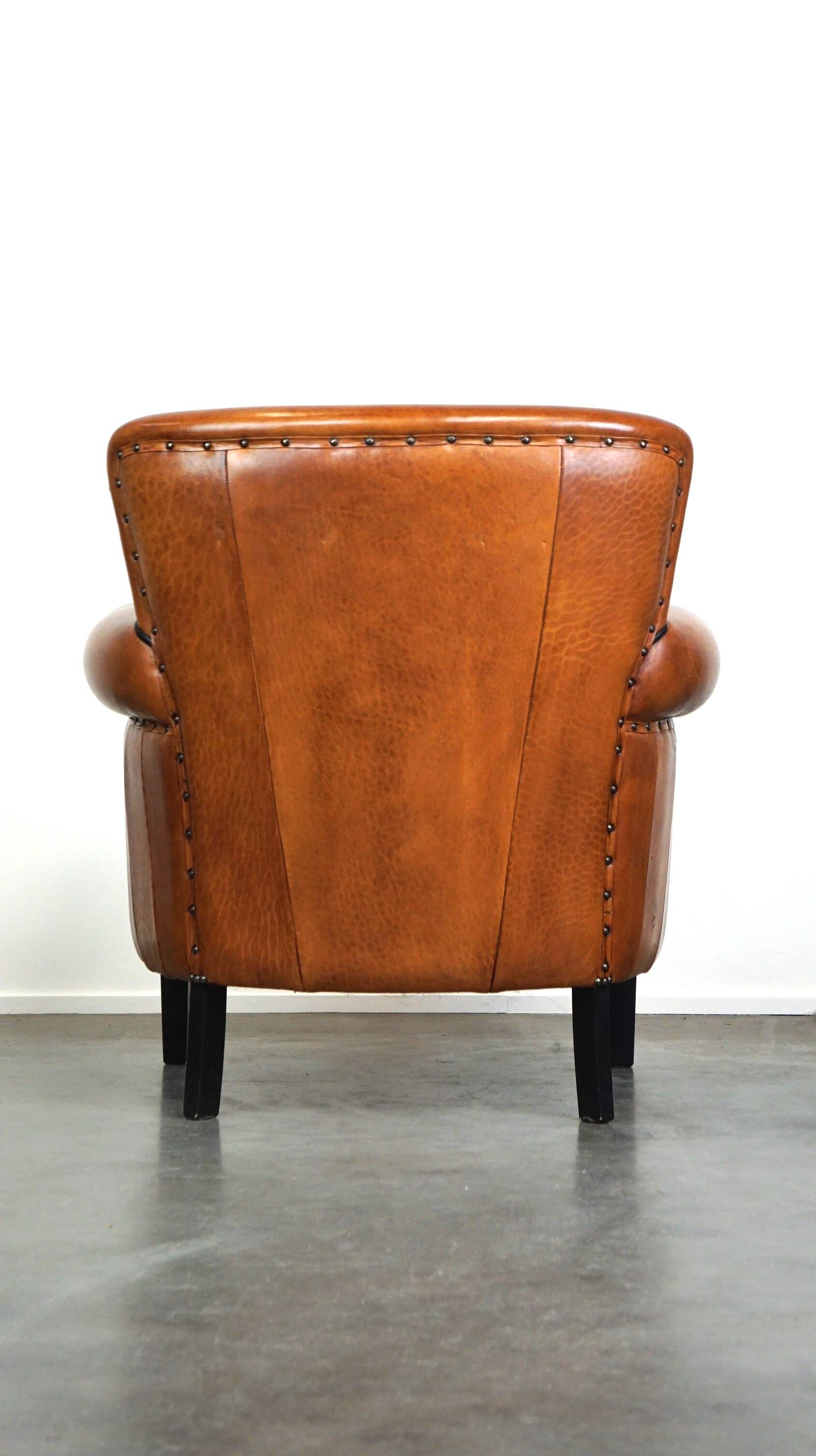 Sheepskin Armchair in Excellent Condition with a Luxurious Appearance