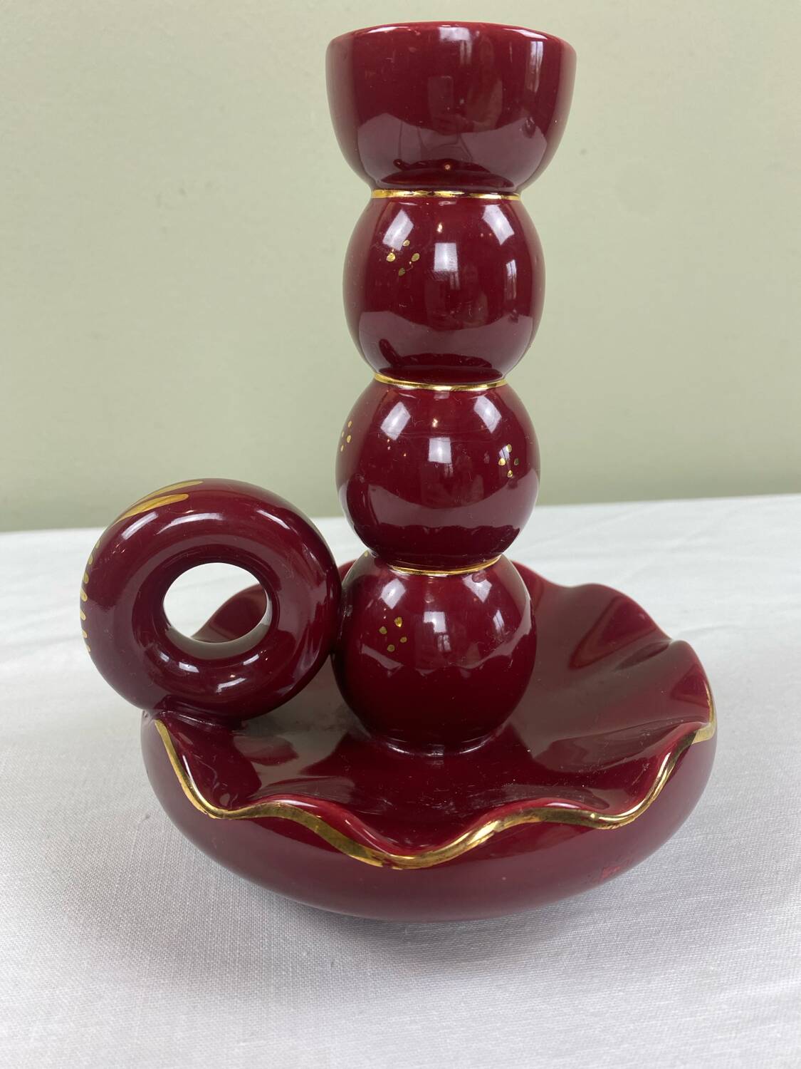 Ceramic candle holder