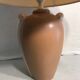 Old beige ceramic body lamp - abat-day vintage cream