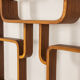 Ludvik Volak. Pair of shelves or partition screen. 1960s-70s.