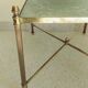 Neoclassical coffee table 1960 gilded brass