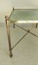 Table basse néoclassique 1960 laiton doré
