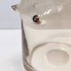 Amber Murano Glass Vase with Bugne Ascribable to Ercole Barovier, Italy