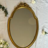 Vintage gold wooden mirror