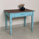 Small old wooden table