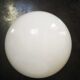 Ceiling lamp / wall lamp old opaline globe white base metal chrome Art Deco 1930 ø 20 cm TBE