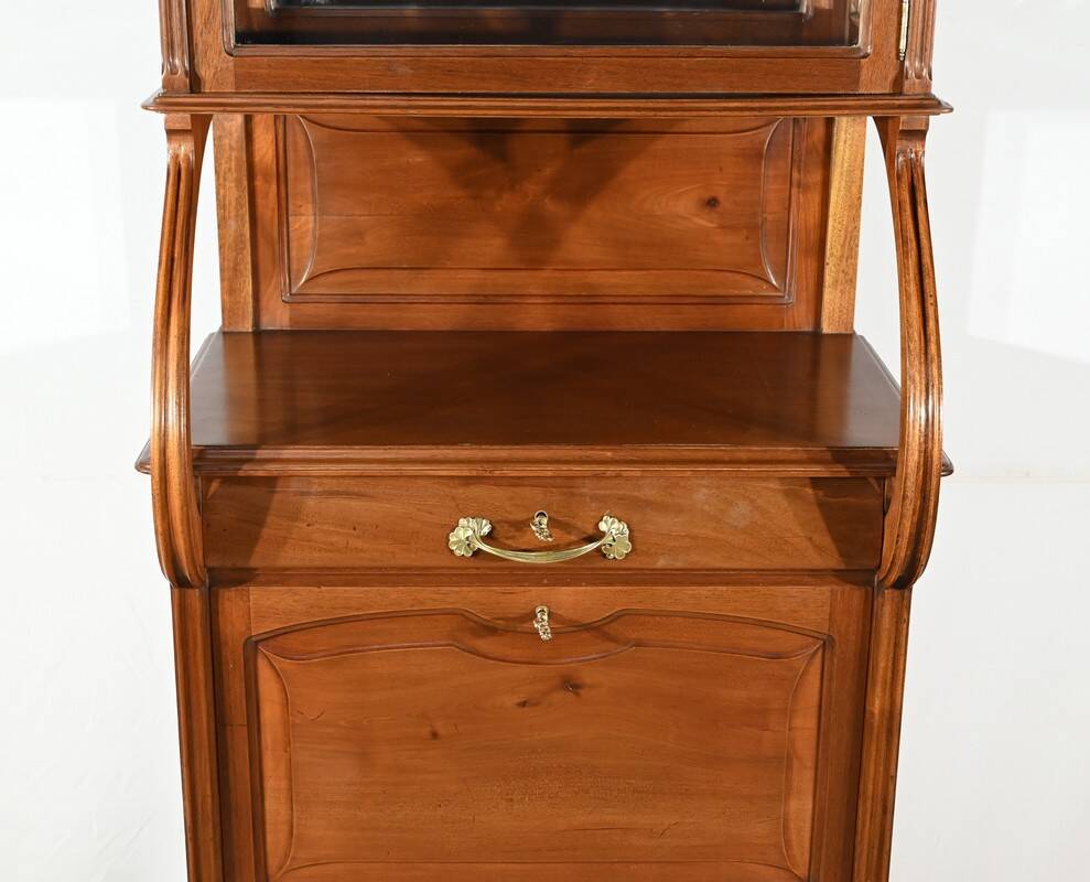Mahogany Bar Furniture, attributed to Maison E.Diot, Art Nouveau – 1900
