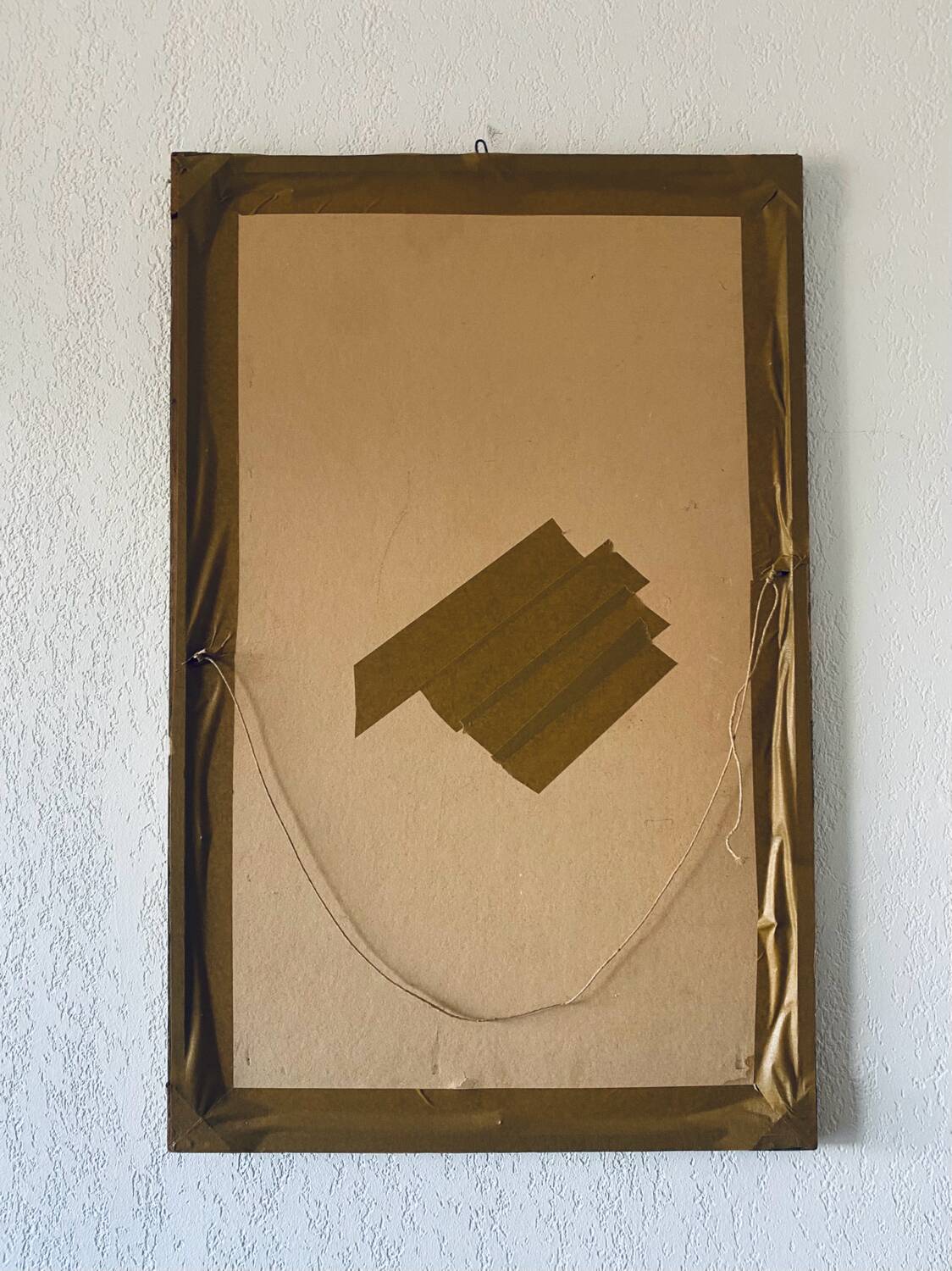 Orientalist painting on cardboard