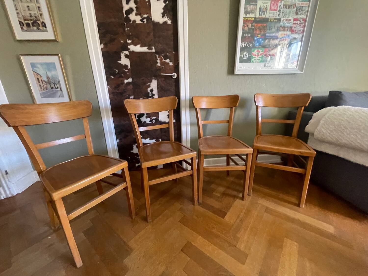4 chaises bistrot Luterma