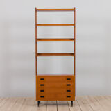 Italian free standing  teak wall unit