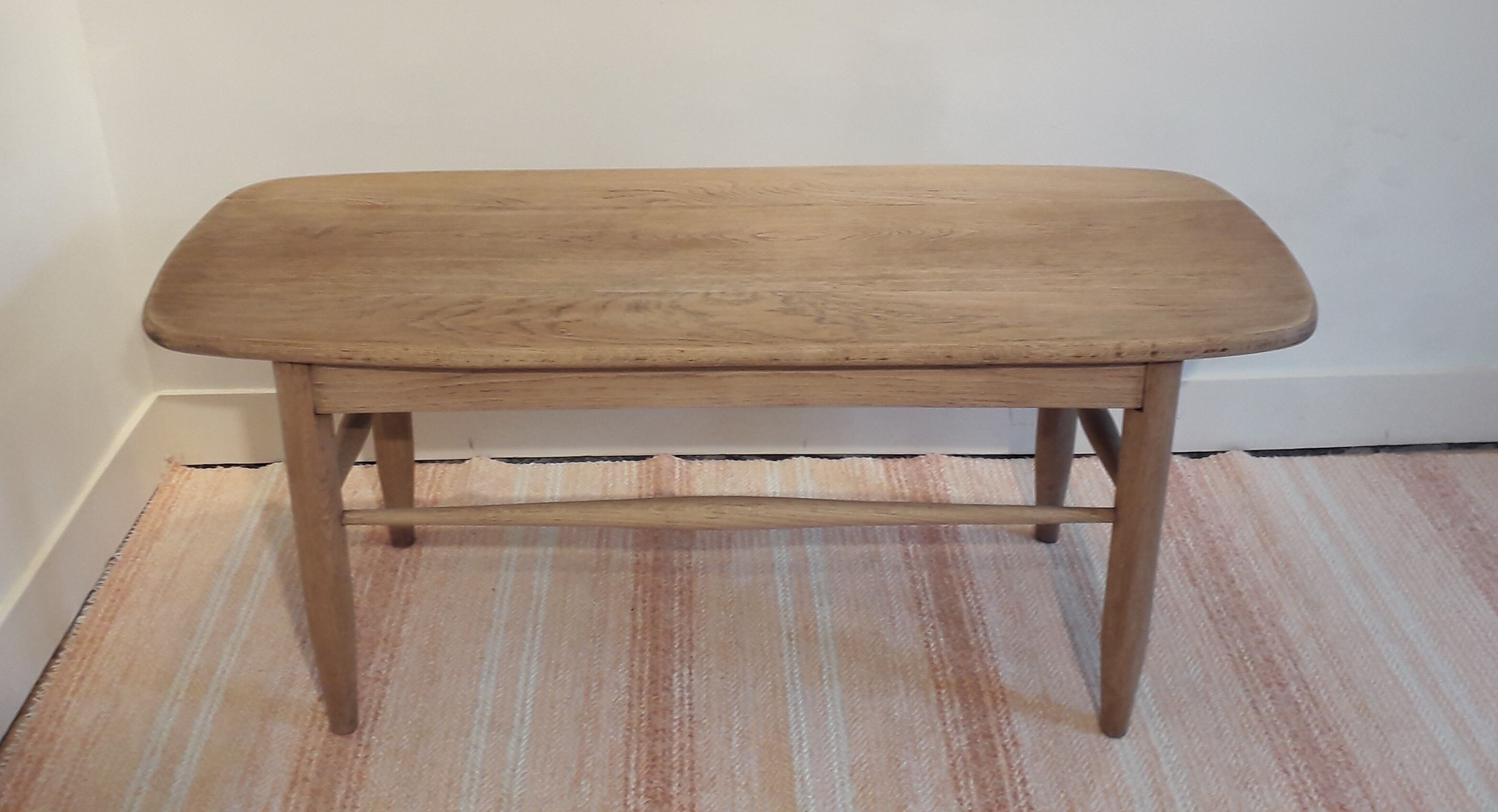Solid oak coffee table