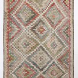 192x330Cm Soft Vintage Rug, Anatolian Kilim Rug