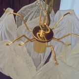 Murano glass chandelier published by Novaresi,80s