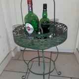 Bar métallique portable vintage