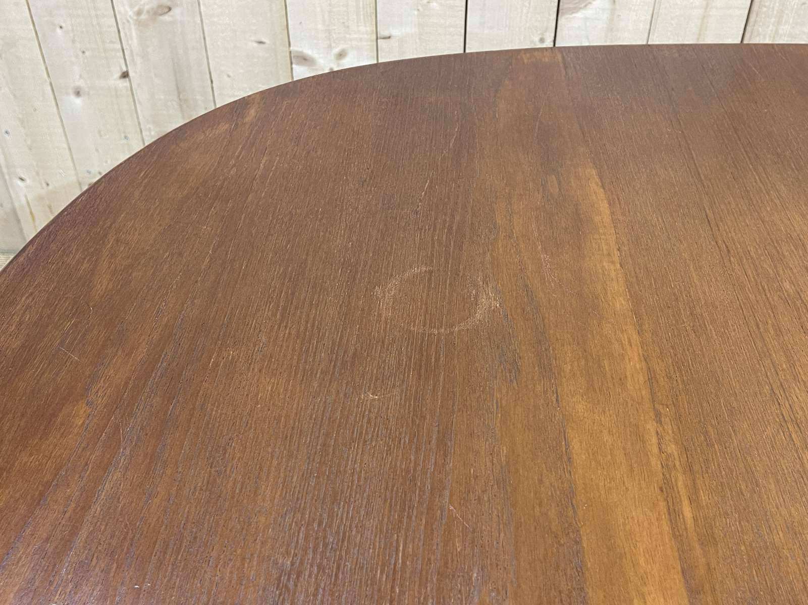 1970s teak table with butterfly extension