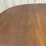 1970s teak table with butterfly extension