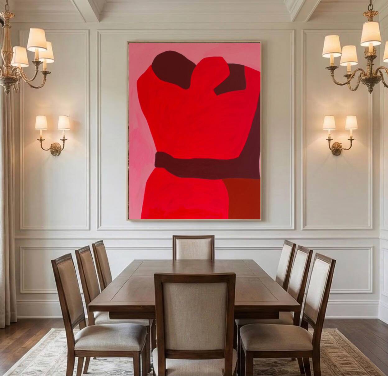 Canvas painting "close to you" 100x80cm signed Bodasca