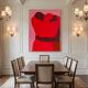 Canvas painting "close to you" 100x80cm signed Bodasca