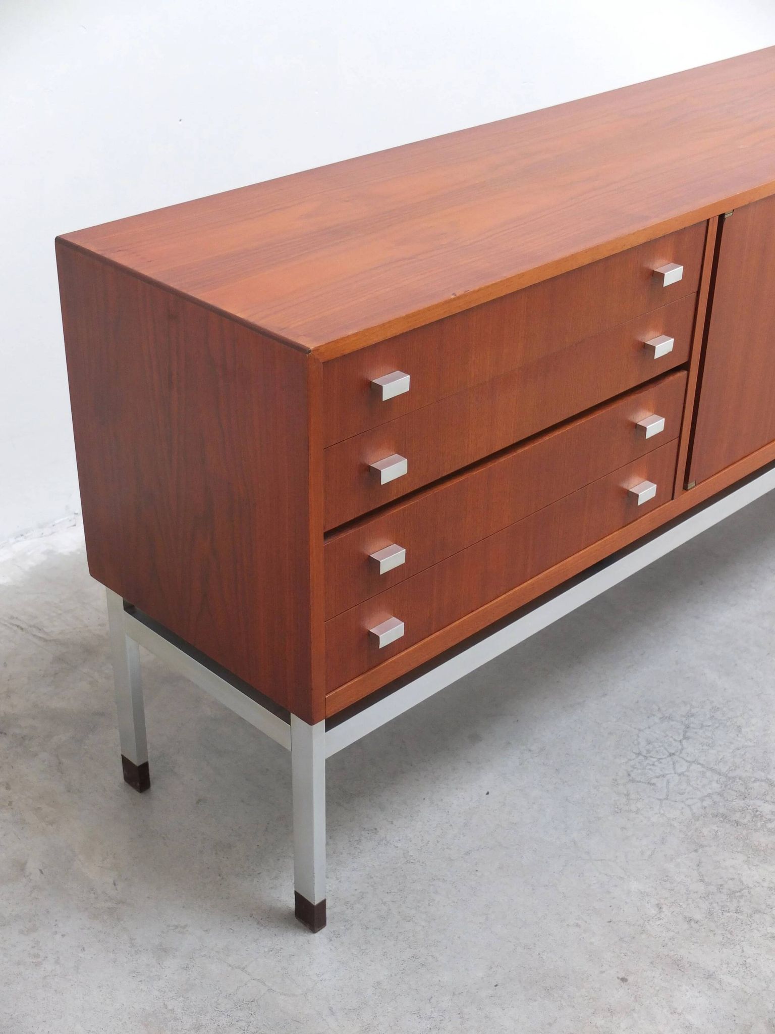 Large modernist sideboard by Werner Wölfers for V-Form, 1960s