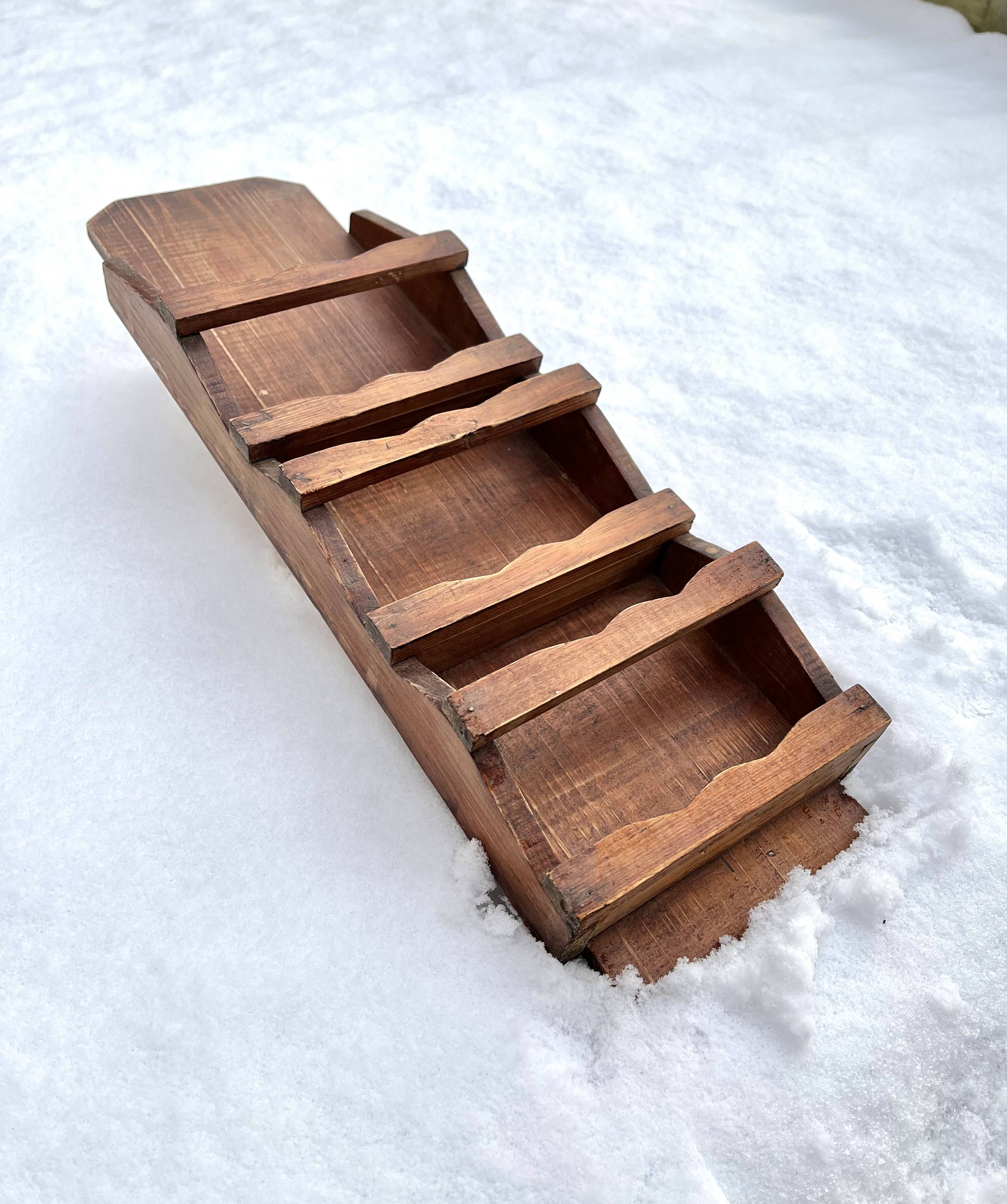 Old wall shelf for postcards or mail