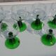 6 large engraved glasses Roemer Böckling Germany