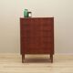 Commode en teck, design danois, années 1970, production : Danemark