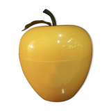 Vintage ice bucket 70's yellow apple