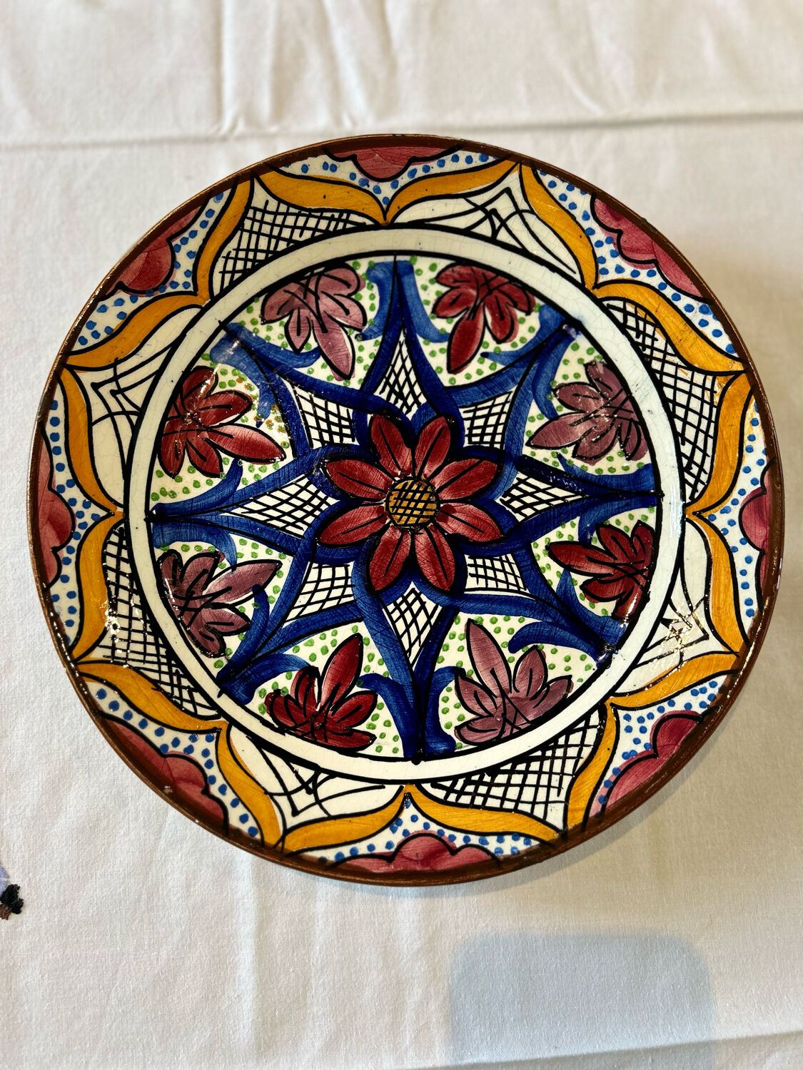 Spanish ceramic plate