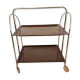 Rolling dessert, trolley says 'dinett'