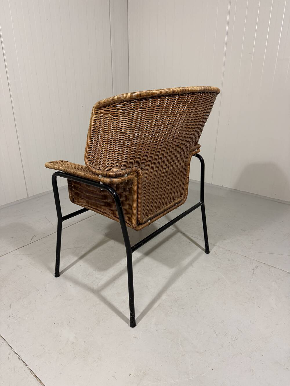 Wouter Fens rattan chair Gebr. Jonker Netherlands 1960’s