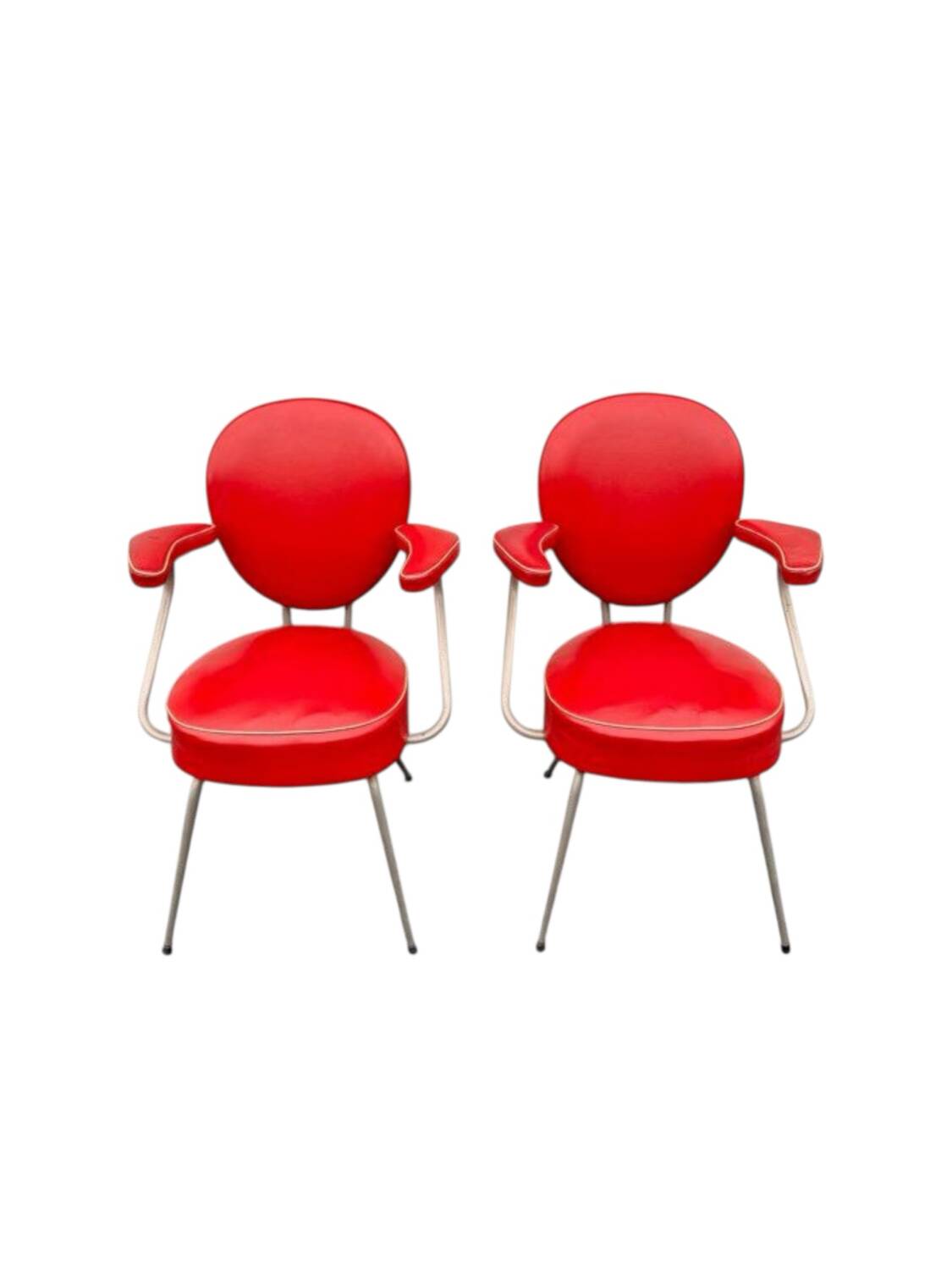 2 old vintage armchairs