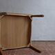 Carved oak square coffee table by Henning Kjaernulf | Denmark | 1950s