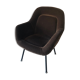 Vintage velvet-covered chair