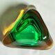 Murano - yellow gold & green pocket empty