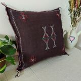 Moroccan Sabra Cushion in Cactus Silk  50x45cm