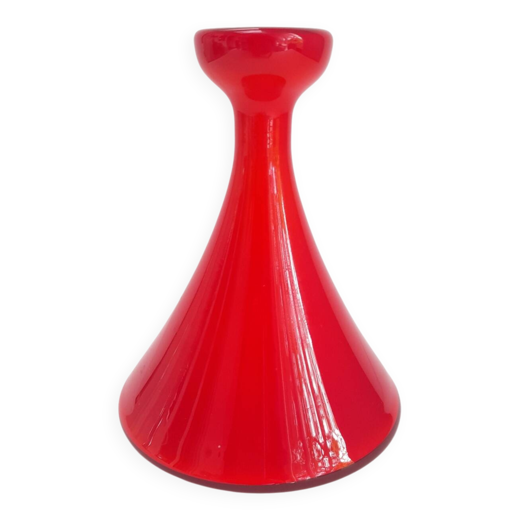 Vase en opaline Holmegaard Carnaby par Per Lütken