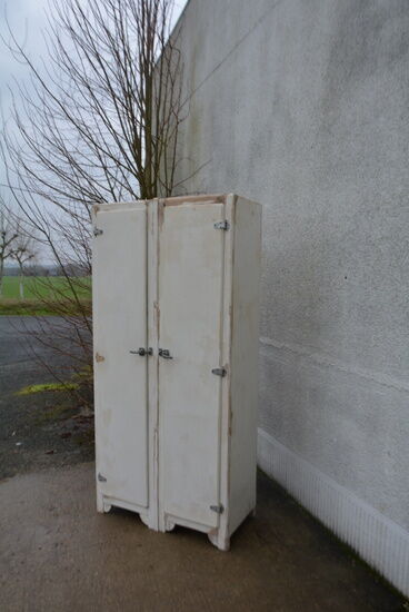 Parisian-style patinated wardrobe