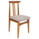 Mid-Century Chair in Linen Boucle and Light Wood by M. Zielinski, Europe, 1960s