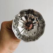 Lot de 6 coupelles vintage en inox