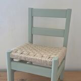 Chaise enfant bois et cisal