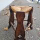 Antique Gothic Arts and Crafts stool