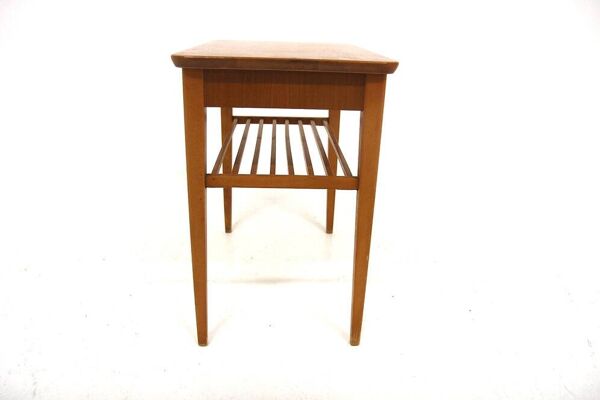 Table de chevet en orme, Swedish Modern, Suède, 1940